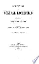 Souvenirs du général Lacretelle