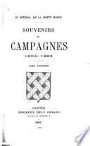 Souvenirs et campagnes