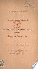 Souvenirs franco-américains à Versailles et en Seine-et-Oise