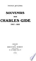 Souvenirs sur Charles Gide, 1847-1932