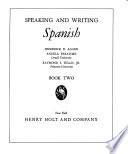 Speaking and writing Spanish