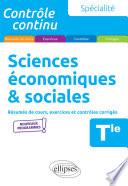 Spécialité Sciences économiques et sociales - Terminale - Nouveaux programmes