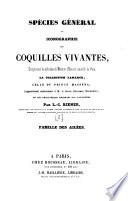 Spécies général et iconographie des coquilles vivantes