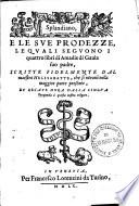 Splandiano, e le sue prodezze, lequali seguono i quattro libri di Amadis di Gaula suo padre