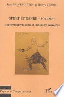 Sport et genre (volume 3)