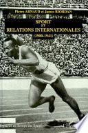 Sport et relations internationales (1900-1941)