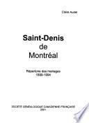 St-Denis de Montréal