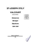 St-Joseph d'Ély, Valcourt, comté de Shefford