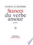 Stances du verbe amour
