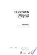 Stanford French Review