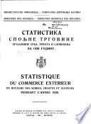 Statistika spoljne trgovine Kraljevine Jugoslavje