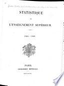 Statistique de l'enseignement supérieur