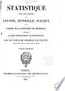 Statistique des provinces de Savone