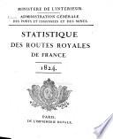 Statistique des routes royales de France