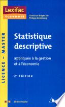Statistique descriptive appliquée à la gestion et à l'économie