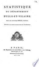 Statistique du Département d'Ille-et-Vilaine