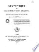 Statistique générale de la France