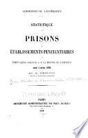 Statistique pénitentiaire ...