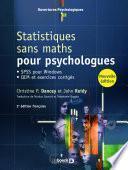 Statistiques sans maths pour psychologues