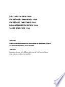 Statistiques tarifaires