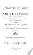 Statutes of Manitoba