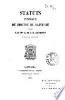 Statuts synodaux du diocèse de Saint-Dié