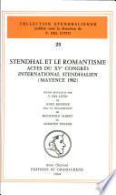 Stendhal et le Romantisme
