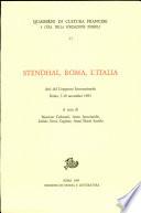 Stendhal, Roma, l’Italia