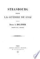 Strasbourg pendant la guerre de 1552