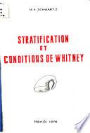 Stratification et conditions de Whitney