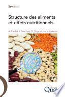 Structure des aliments et effets nutritionnels