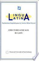Structures lexicales du latin