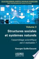 Structures sociales et systèmes naturels