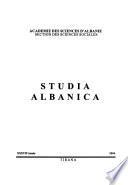 Studia Albanica