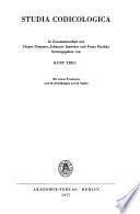 Studia Codicologica