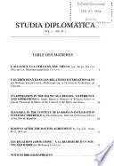 Studia diplomatica