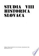 Studia Historica Slovaca