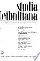 Studia Leibnitiana