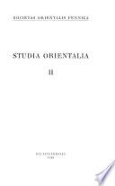 Studia orientalia electronica