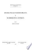 Studia Paulo Naster Oblata, I