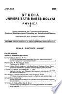 Studia Universitatis Babeș-Bolyai