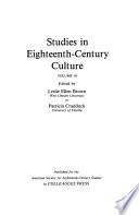 Studies in Eighteenth-century Culture