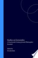 Studies on Gersonides