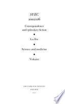 Studies on Voltaire and the Eighteenth Century