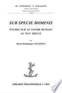 Sub specie hominis