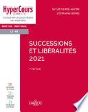 Successions et libéralités 2021 - 7e ed.