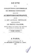 Suite de la collection universelle des mémoires particuliers relatifs à l'histoire de France... Tome LXVI [-LXVIII]