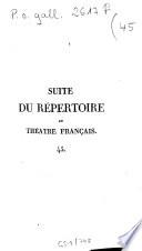 Suite du répertoire du théâtre français