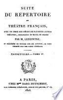 Suite du Répertoire du Théâtre Français: Vaudevilles I-VI
