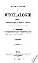 Suites a Buffon, formant avec les oeuvres de cet auteur un cours complet d'histoire naturelle. Collection accompagnee de planches